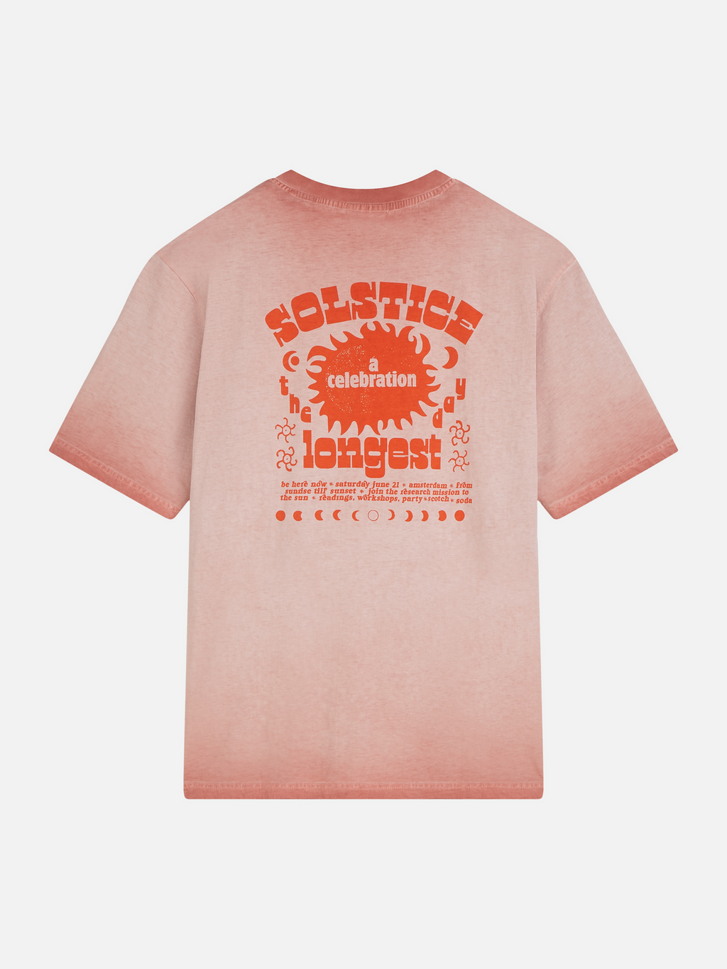 S&S Front and Back Artwork Loose-Fit Cold-Dyed Tee