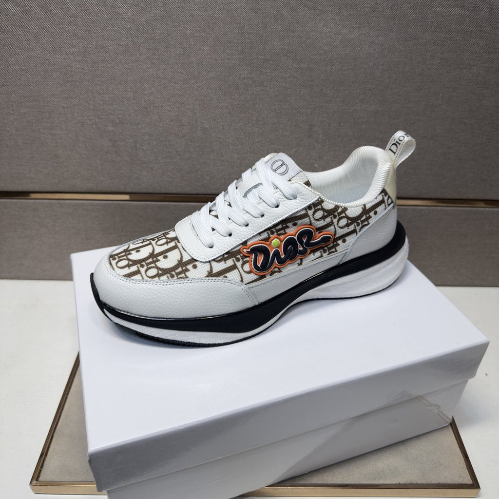 Dior Patterned Low-Top Men's Sneakers