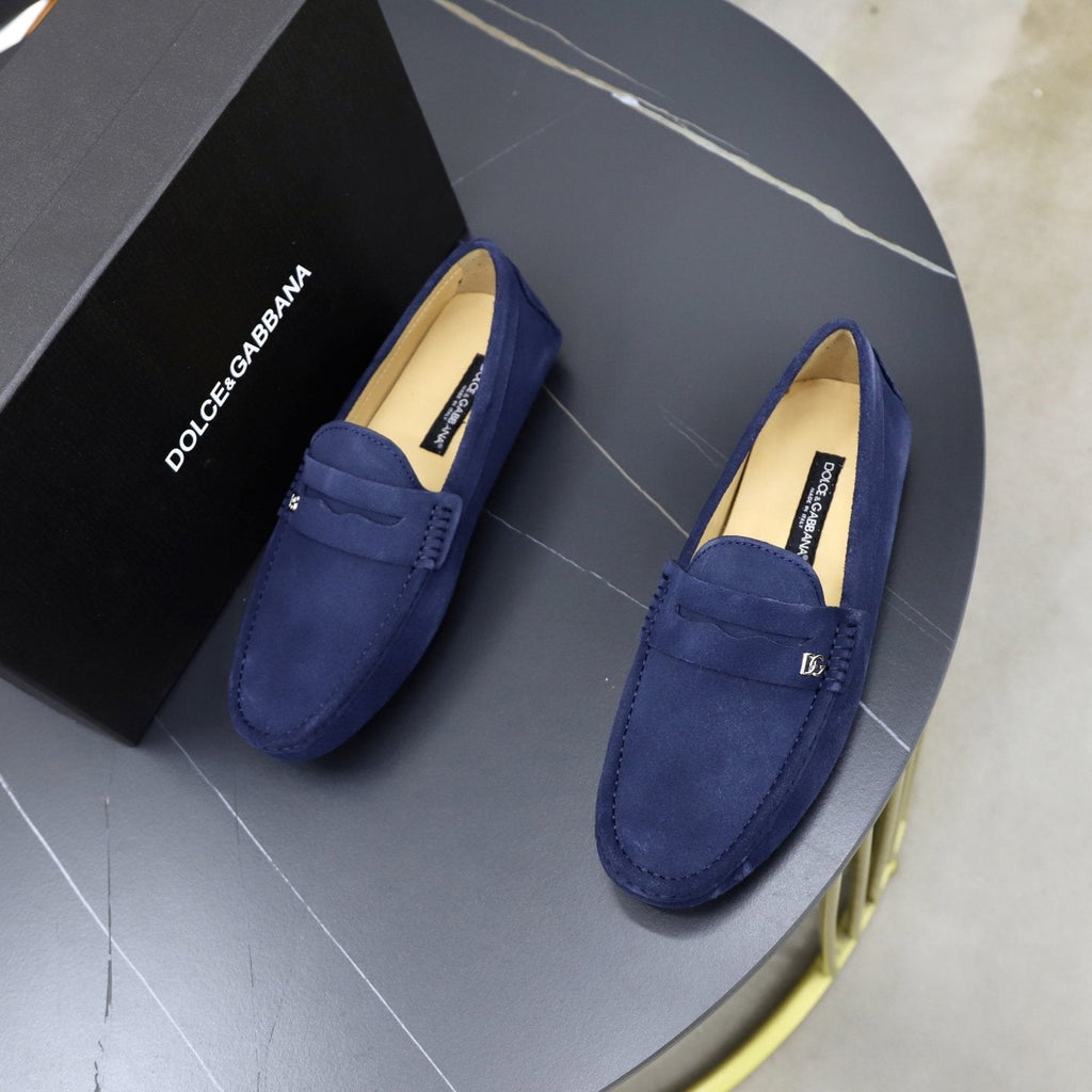 Dolce & Gabbana Men's Leather Penny Loafers