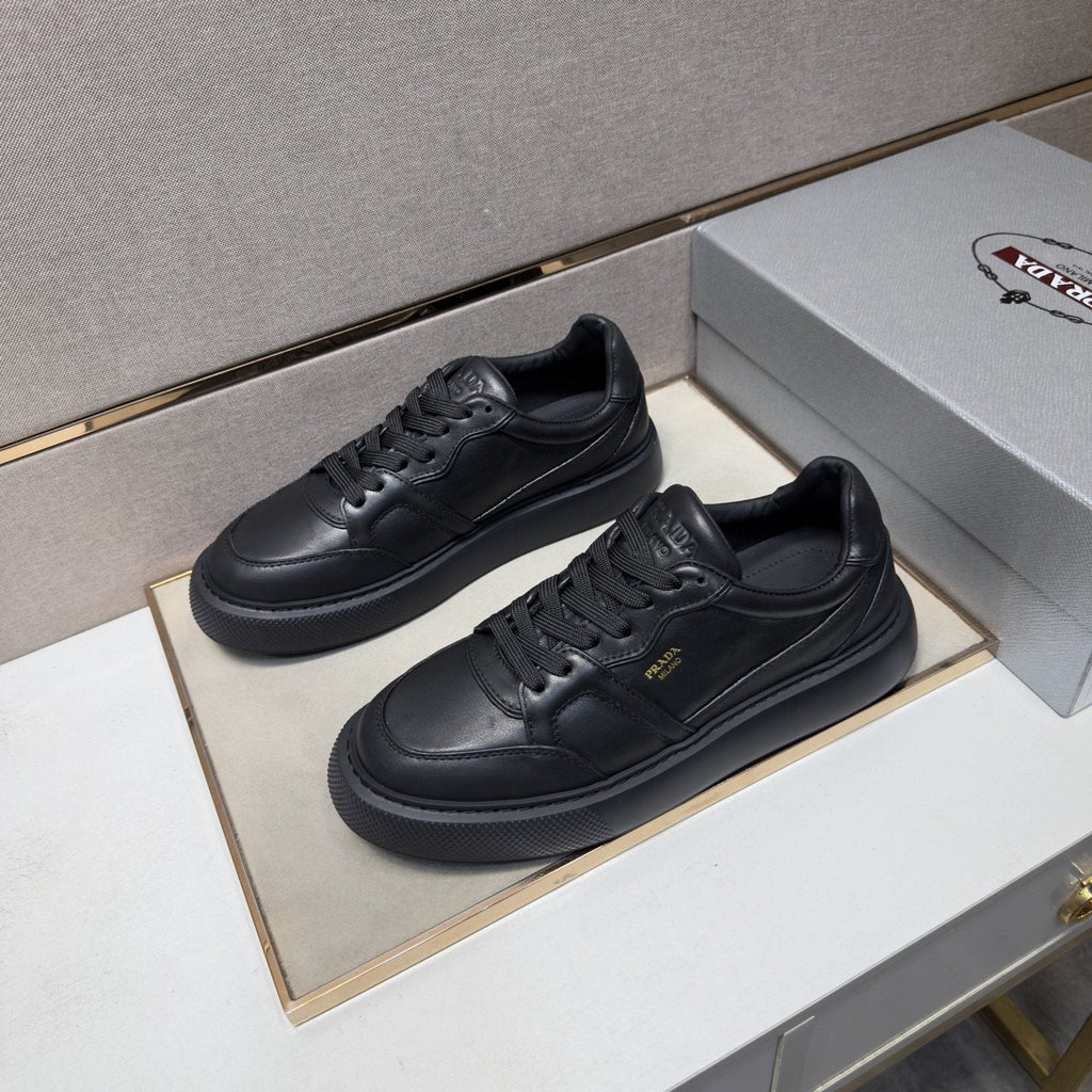 Prada Men's Paneled Low-Top Sneakers