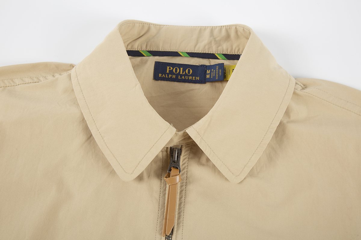 Ralph Lauren Cotton Zip-Front Coach Jacket