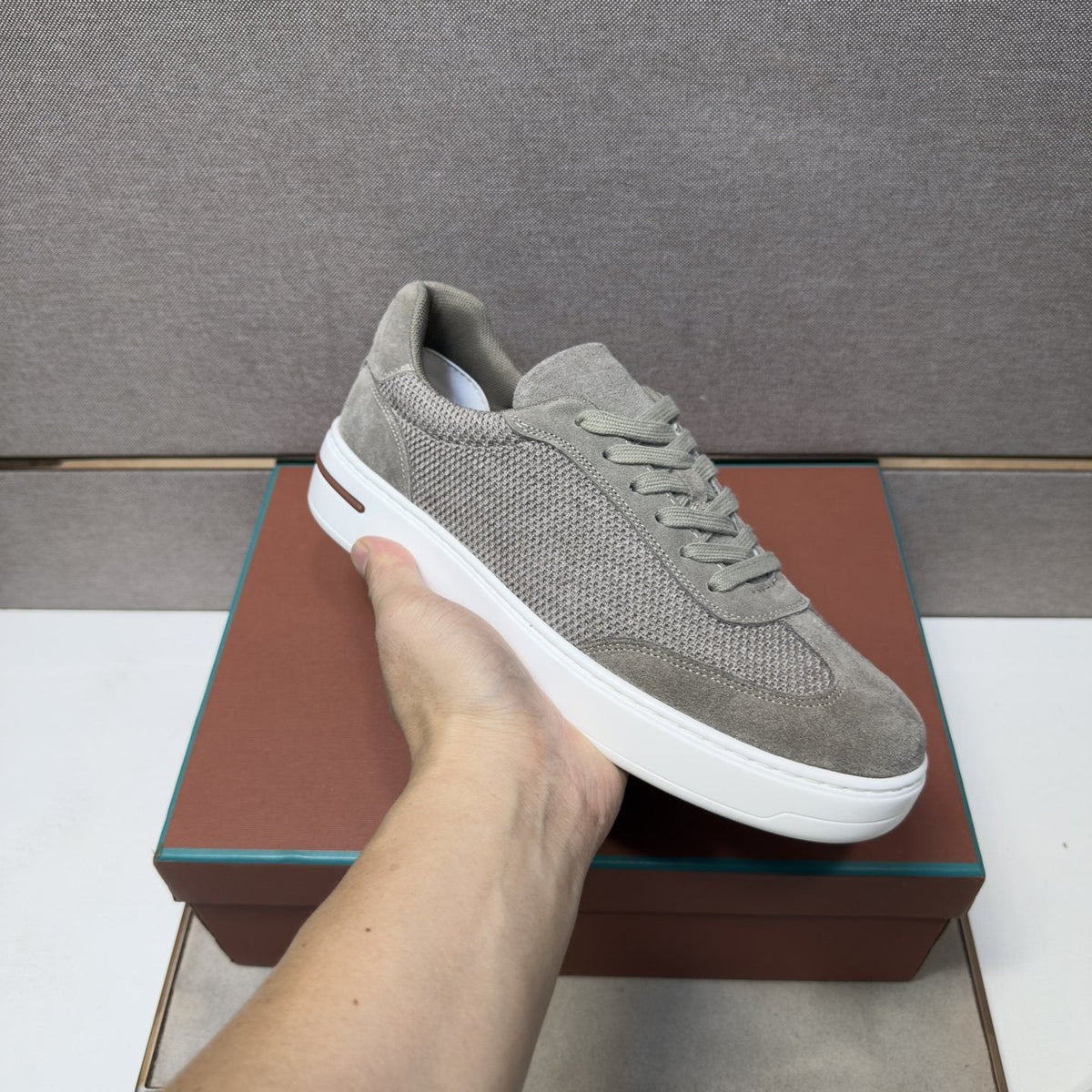 Men's Paneled Low-Top Sneakers