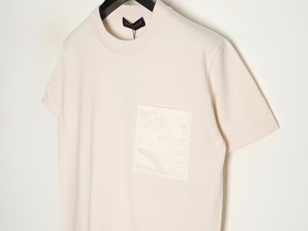 Louis Vuitton Jacquard Panel Short-Sleeve T-Shirt - Ecru